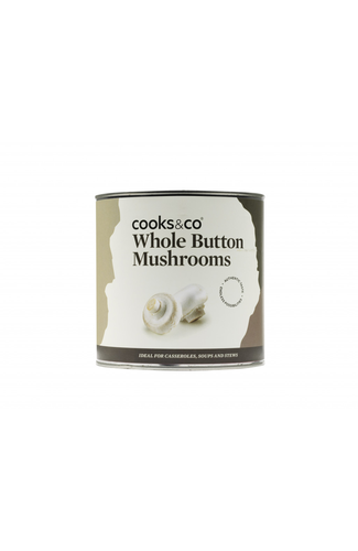 Cooks & Co whole button mushrooms