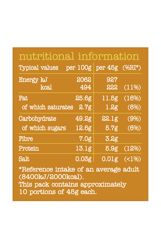 HG 450g Nutritional Close up