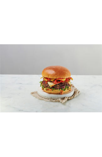 St Pierre Brioche Mexican Burger