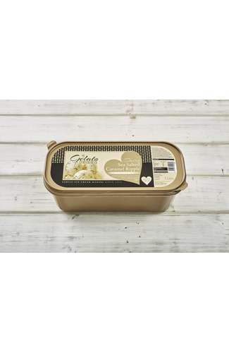 Gelato Gold Dairy Sea Salted Caramel Ripple Ice Cream 5 litre