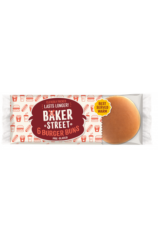 Baker Street Burger Buns Pack Shot