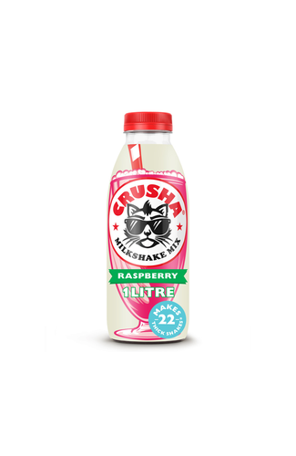 Crusha Raspberry 1 Litre Pack Shot