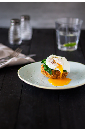 Gluten-free MSC Florentine Fishcake - as a brunch option