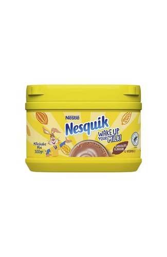 Nesquik Chocolate Flavoured Milkshake Powder 500g Tub Back