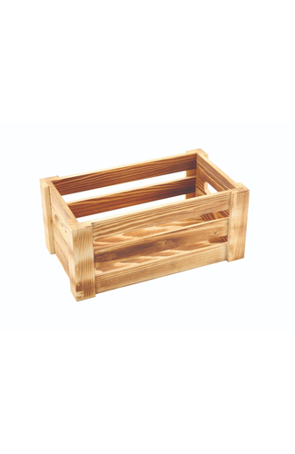 Wooden Crate Rustic Finish 27 x 16 x 12cm