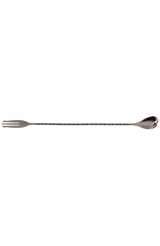 Gun Metal Fork End Bar Spoon 32cm