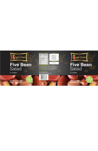 5 BEAN SALAD IN WATER 6X800G R/C