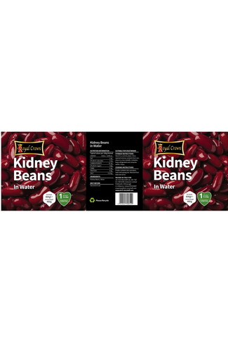 Royal Crown red kidney beans 6x800g