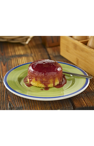 strawberry jam sponge pudding