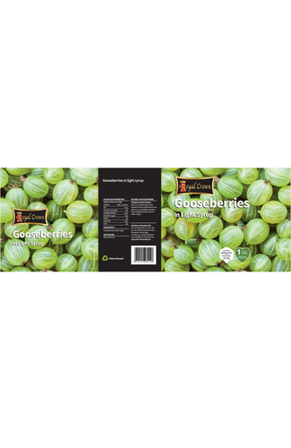 Gooseberry in Light Syrup 6x3kg Royal Crown
