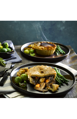 Phat GF Vegan Mushroom Bourguignon Pie
