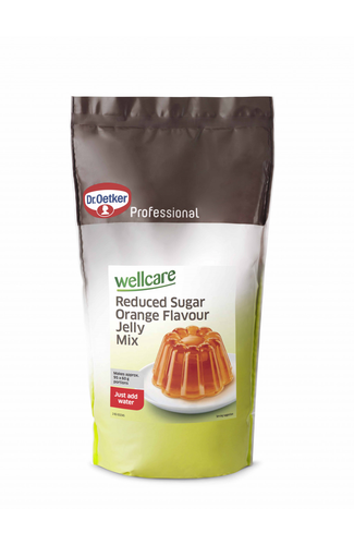 Wellcare Reduced Sugar Orange Flavour Jelly Mix